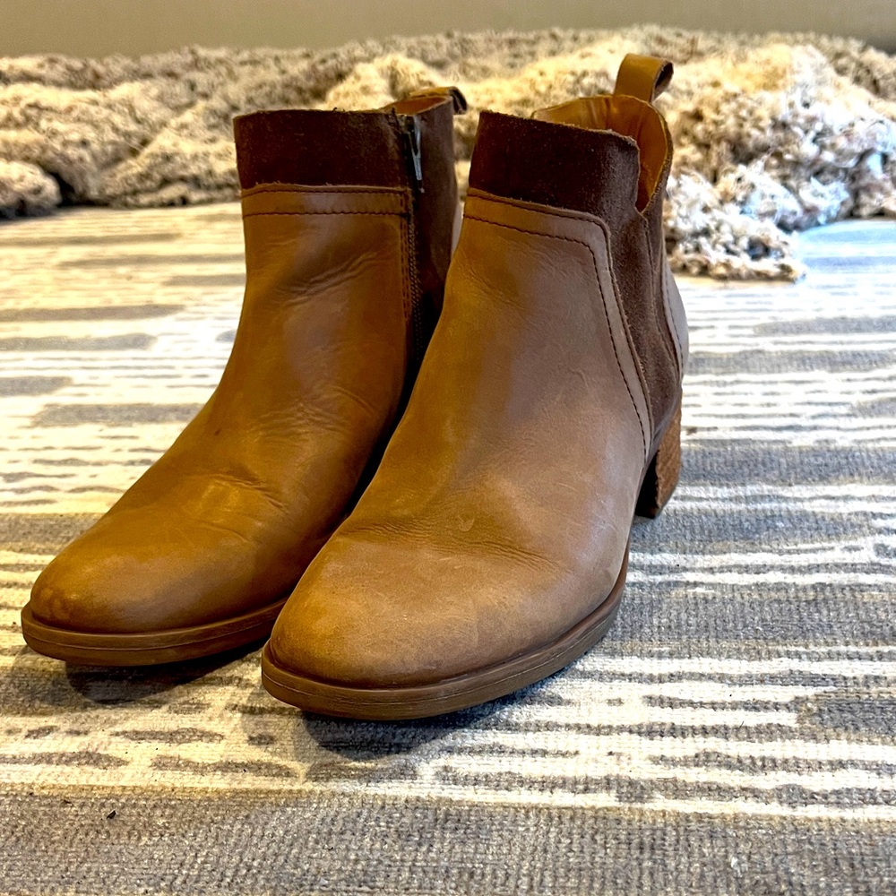 Kork-Ease Brown Ankle Boots